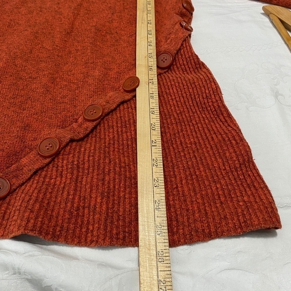 Le Chateau Women's Burnt Orange Turtleneck Tunic Sweater Size XS - Picture 10 of 11